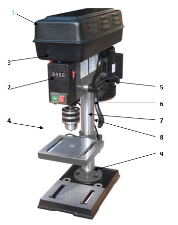 Настольный сверлильный станок Proma B-1313B/230 (рис.1)