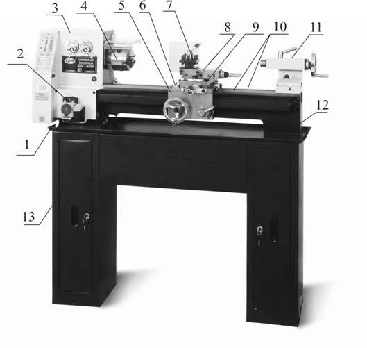 Станок настольный токарный Proma SPA-500P/230 (рис.1)