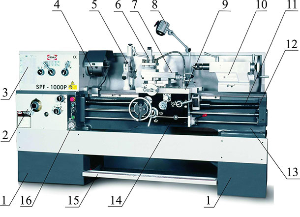 Станок токарно-винторезный Proma SPF-1000P (рис.1)