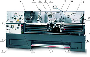 Станок токарно-винторезный Proma SPF-1500PH (рис.1)