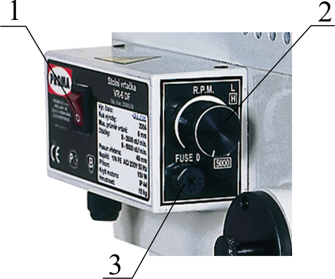 Настольный сверлильный станок Proma VR-6DF/230 (рис.1)