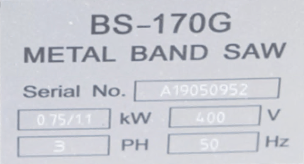 Ленточнопильный станок Stalex BS-170G (рис.11)