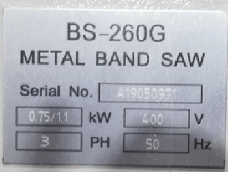 Станок ленточнопильный STALEX BS-260G (рис.14)