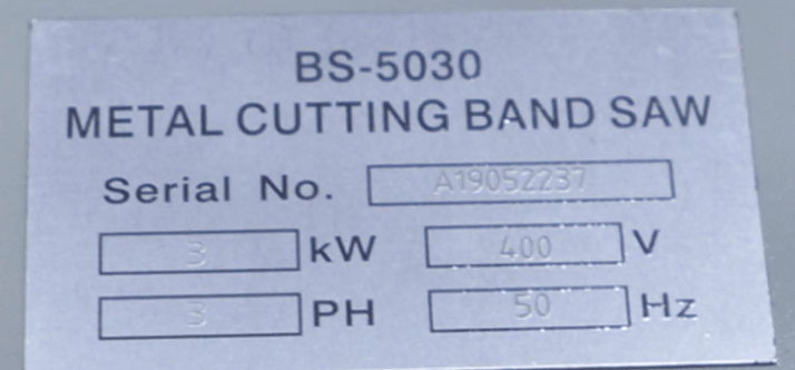 Ленточный полуавтоматический станок Stalex BS-5030 (рис.6) Ленточный полуавтоматический станок Stalex BS-5030 (рис.6)