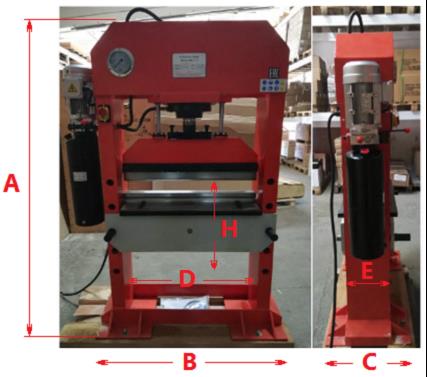Пресс гидравлический Stalex HPB-790 (рис.2)