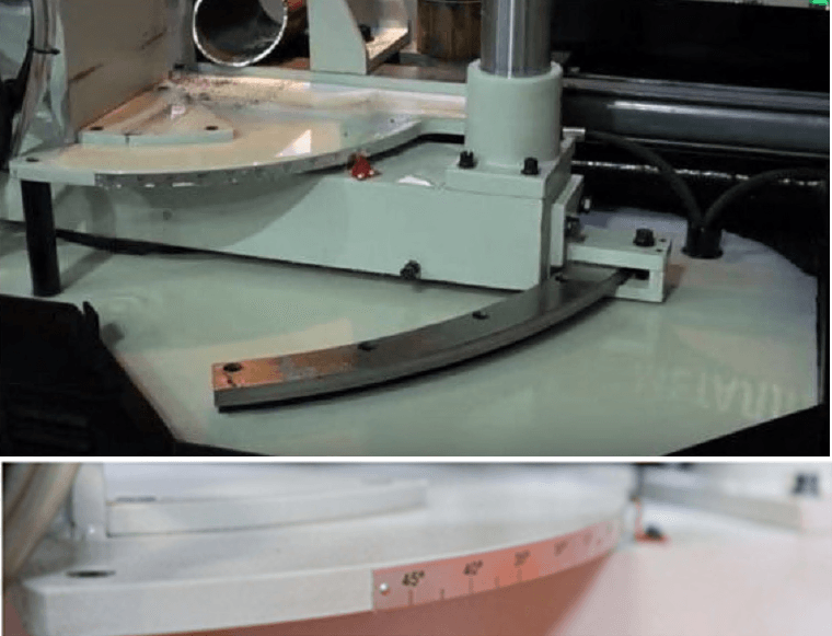 Станок полуавтоматический двухколонный STALEX TBK-4228A с поворотной рамой (рис.1)