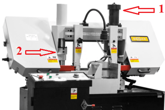 Станок полуавтоматический двухколонный STALEX TBK-4228A с поворотной рамой (рис.7)