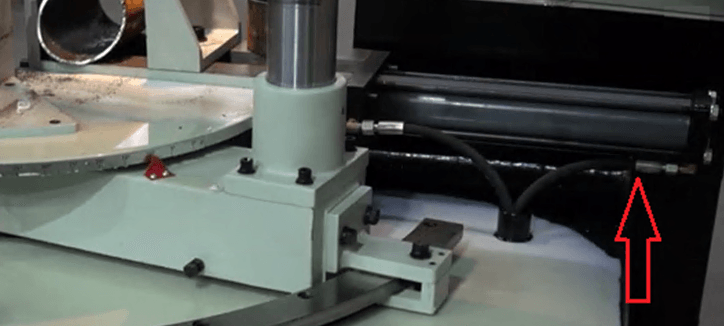 Станок полуавтоматический двухколонный STALEX TBK-4228A с поворотной рамой (рис.10)