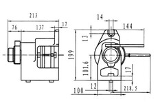 Головка делительная горизонтально-вертикальная FNL 100B миниатюра №1