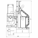 Магнитный сверлильный станок MBSR 100 миниатюра №3