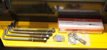 Пресс гидравлический W67Y STALEX 30x1300 E21 миниатюра №6