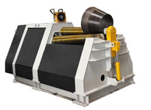 Четырехвалковый гидравлический вальцовочный станок STALEX W12-20x3000 миниатюра №5